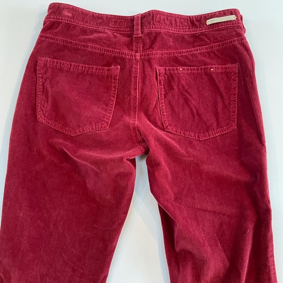 Anthropologie Pilcro Red Corduroy Pants - Picture 7 of 10